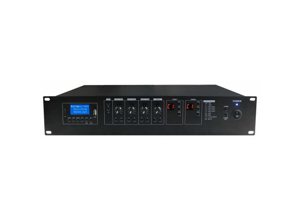 Karma Amplificador Audio 100V 960W FM/USB/MP3 - 2 Zonas Karma Amplificador Audio 100V 960W FM/USB/MP3 - 2 Zonas